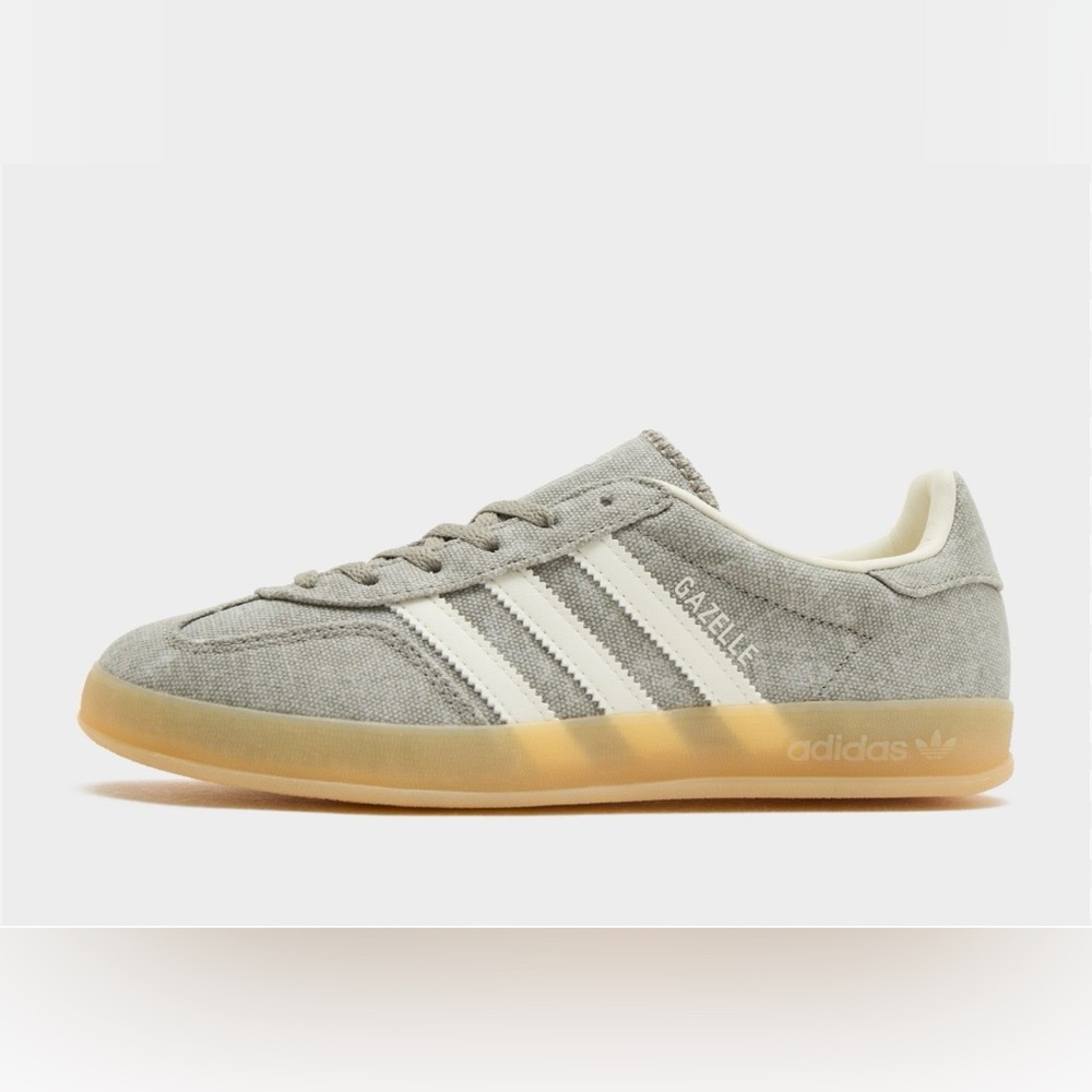 Adidas Women's Gray Gazelle Shoes